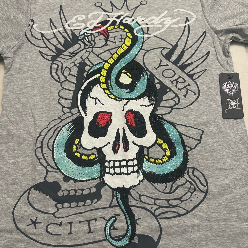 Ed Hardy Rhinestone Tee - Picture 6 of 10